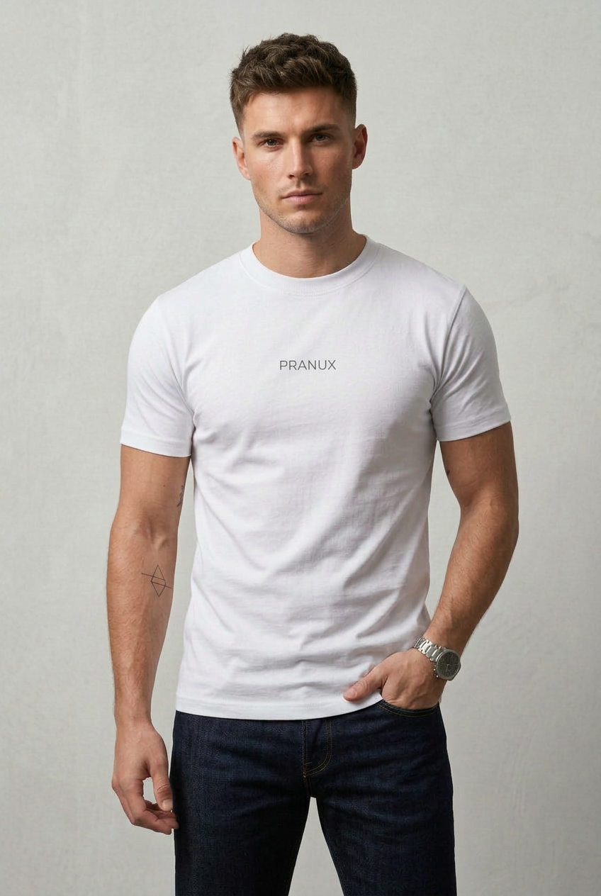 Minimal PRANUX Logo T-Shirt
