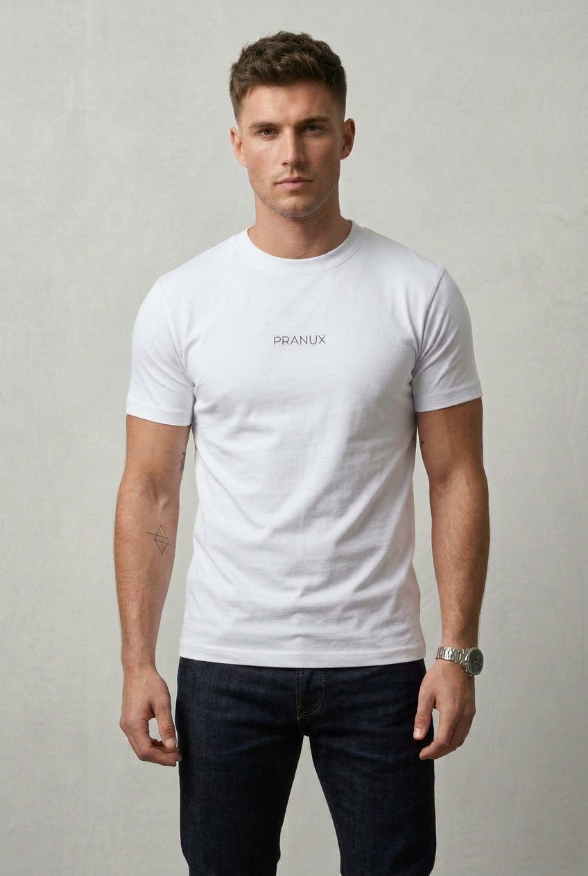 Minimal PRANUX Logo T-Shirt